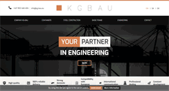 Desktop Screenshot of kg-bau.eu